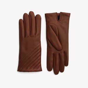 Rag & Bone Slant Alpaca Lined Leather Gloves